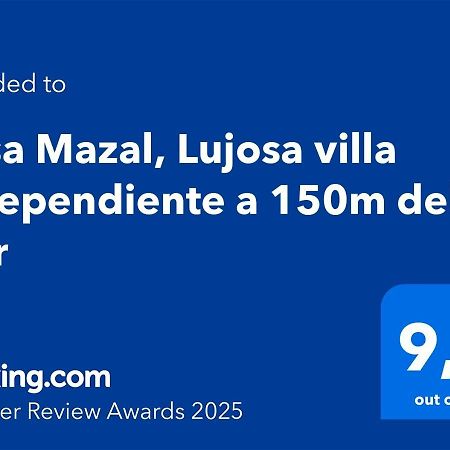 Casa Mazal, Lujosa Villa Independiente A 150M Del Mar Pilar de la Horadada Exteriör bild